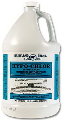Hypo-chlor Sanitizer For Dairy Applications, 6.40, 1-gallon - Dairyland Brand