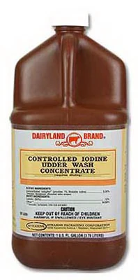 Cow Udder Wash, 1-gallon With Iodine And Lanolin Derivative
