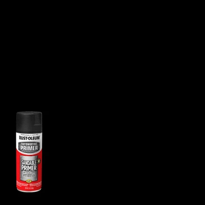Automotive Black Sandable Spray Primer, 12 Ounce Can