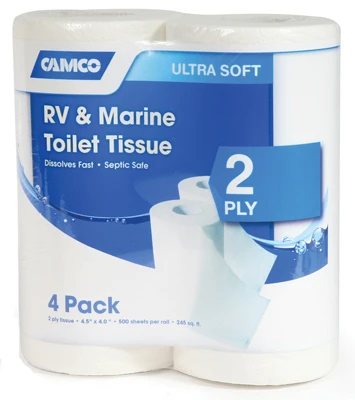 RV & Marine Toilet Tissue, 2-Ply, 4-Pk.