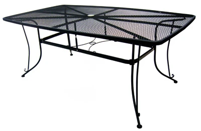 Uptown Collection 42 X 72 Inch Heavy-duty Mesh Dining Table