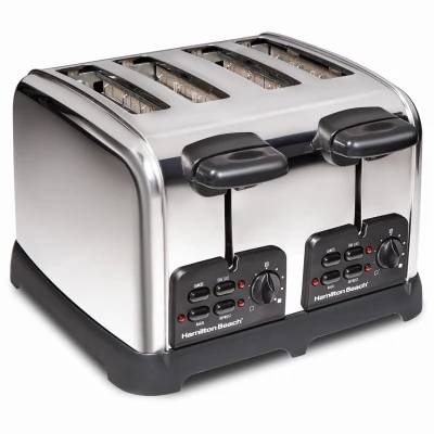 4-Slice Bagel Toaster, Sure-Toast Technology, Chrome