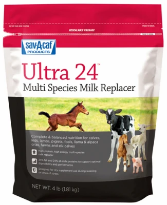 Ultra 24 Livestock Milk Replacer, 4-Lbs.