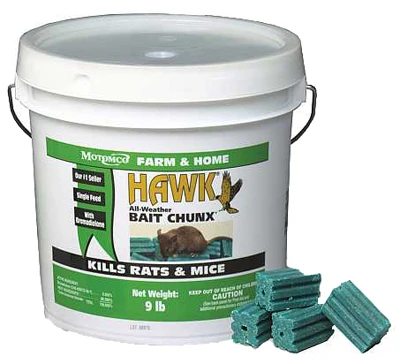Chunx Rodent Bait, 1-oz. Squares, 9-Lbs.