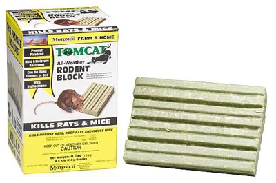 Rodent Bait, 1-Lb. Block, 4-Pk.