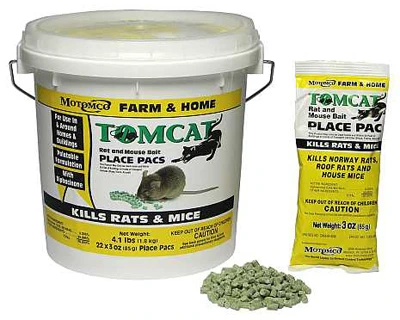 Rat & Mouse Bait, 3-oz. Packs, 22-Ct.