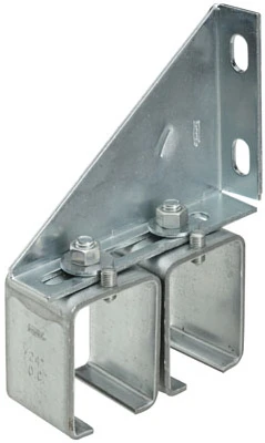 Galvanized Barn Door Double-Splice Bracket