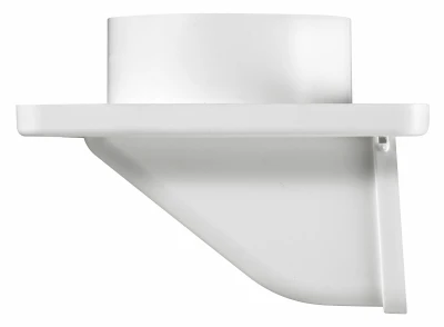 4 In. Plastic Soffit Exhaust Vent, White
