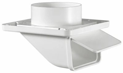 4 In. Plastic Soffit Exhaust Vent, White