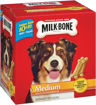 Dog Treats, Medium, 10 Lbs.