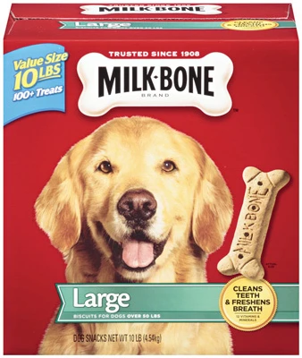 Dog Treats, Large, 10-Lbs.