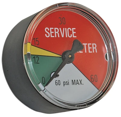 APACHE 2" 15 PSI Hydraulic Filter Service Indicator Gauge