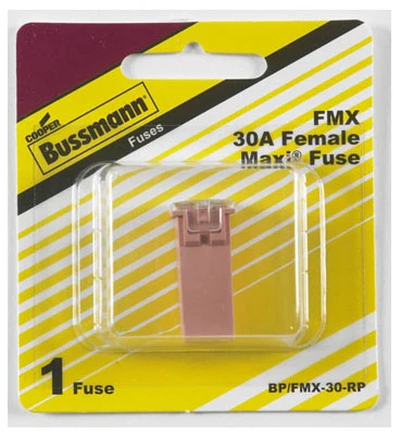 Female Maxi Auto Fuse, Pink, 30-Amp