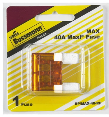 Automotive Fuse, Maxi Blade, 40-Amp