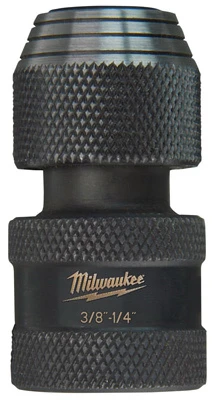 Shockwave Socket Adapter, 3/8 In. Square To 1/4 In. Hex