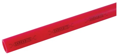 PEX Stick Pipe, Red, 3/4 In. Copper Tube Size x 5 Ft.