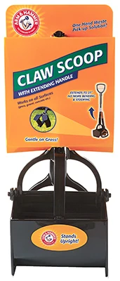 Pet Waste Scoop With Claw, Extends To 27 Inches For Easy Cleanup