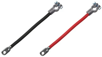 2 Awg Red Battery Cable, Top Post, 38-inch Length For Automotive Use