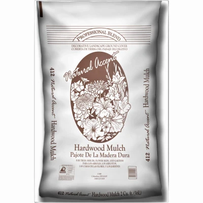 Natural Accents Hardwood Mulch, 2-Cu. Ft.