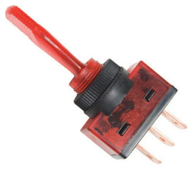 Blue Single-pole Toggle Switch, 20a, Model Ua402400 For 12v Dc Circuits