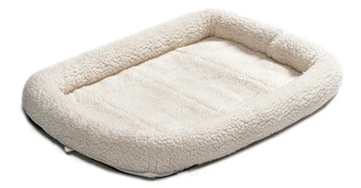 Midwest Quiet Time 24-inch Fleece And Sheepskin Pet Bed For Dogs And Cats