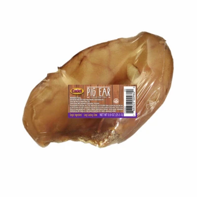 Natural Pig Ear Dog Treat, 0.9 oz.