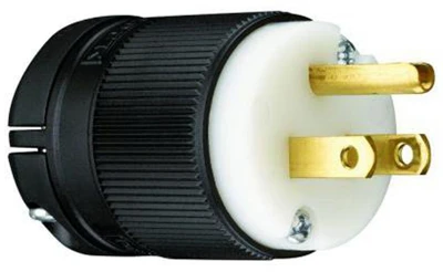 Pass & Seymour Straight Blade Plug, 15-Amp 125-Volt