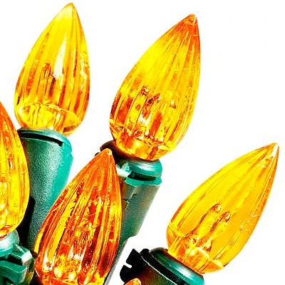 Halloween 70 Count Orange Light Set with LED Bulbs