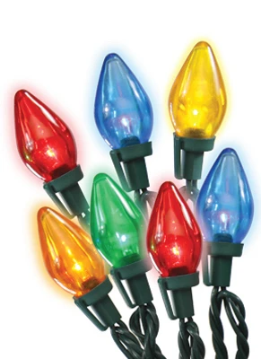 Christmas Lights LED Replacement Bulb, C7, Multi-Color, 5-Pk.