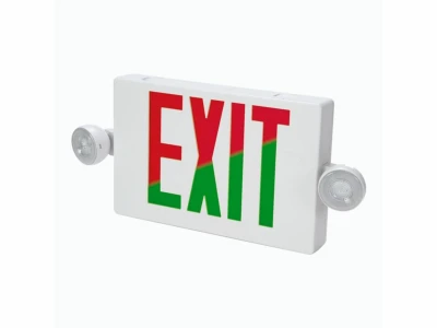 Led Exit/emergency Sign With Battery Back-up, Model Apch7rg
