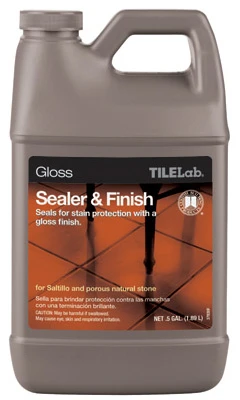 Tile & Stone Sealer & Finish, Gloss, 1/2-Gal.