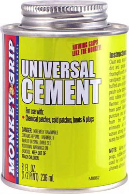 Rubber Cement, 1/2-Pt.