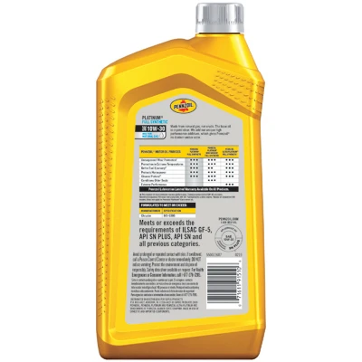 Platinum Motor Oil, Synthetic, 10W-30, 1 Qt.