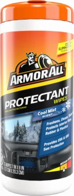 Air Freshening Protectant Wipes, Cool Mist Scent, 25 Count