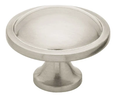 Contempo Cabinet Knob, Satin Nickel, 1-1/2-In.