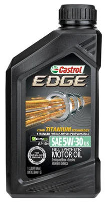CASTROL Edge Motor Oil, 5W-30, 1-Qt.