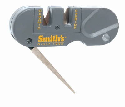 Pocket Pal Knife Sharpener, Sharpens all type of knives, Fast & Easy Pull Thru Design.