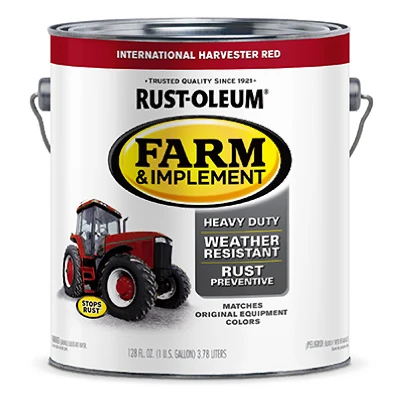 Specialty Farm Equipment Enamel Paint, International Bright Red, 1-Gallon