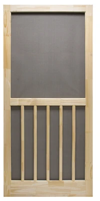 Nantucket Screen Door, Wood, 32 x 80-1/2-Inch