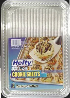 E Z Foil Cookie Sheet, 15.25 x 10.5 x 1-In., 2-Pk.