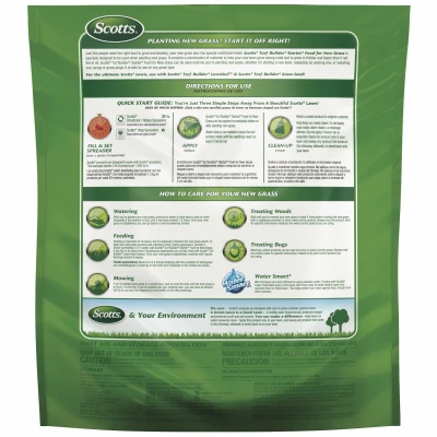 Turf Builder Starter Fertilizer for New Grass, 3 Pounds, Covers 1,000 Square Feet