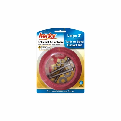 Large 3 Inch Tank-to-bowl Gasket And Hardware Kit For Toilets