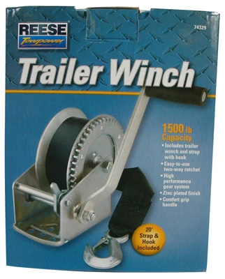 1500LB Winch & Strap