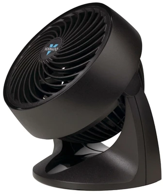 Vortex Air Circulator Fan, Compact, Black, 9 In.