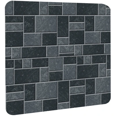 Thermal Stove/Wall Board, Floor Protector, Slate, 32 x 42 In.