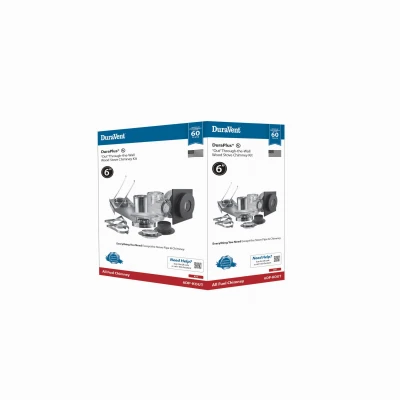 DuraPlus Through-the-Wall Chimney Kit, 6-Inch Diameter