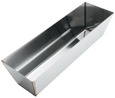 12-inch Contoured Stainless Steel Heliarc Mud Pan