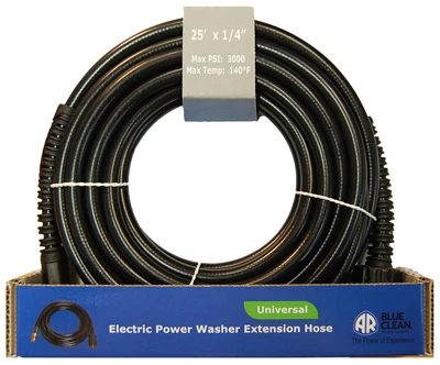 Pressure Washer Extension Hose, 1/4-inch X 25-feet, 3100 Psi