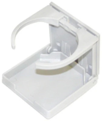 White Nylon Marine Drink Holder for Boats and Outdoor Use