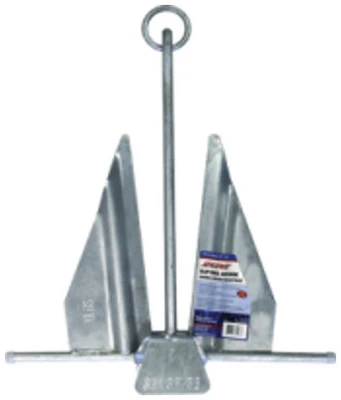 Galvanized Steel Slip Ring Anchor Number Thirteen Weighing Eight Pounds